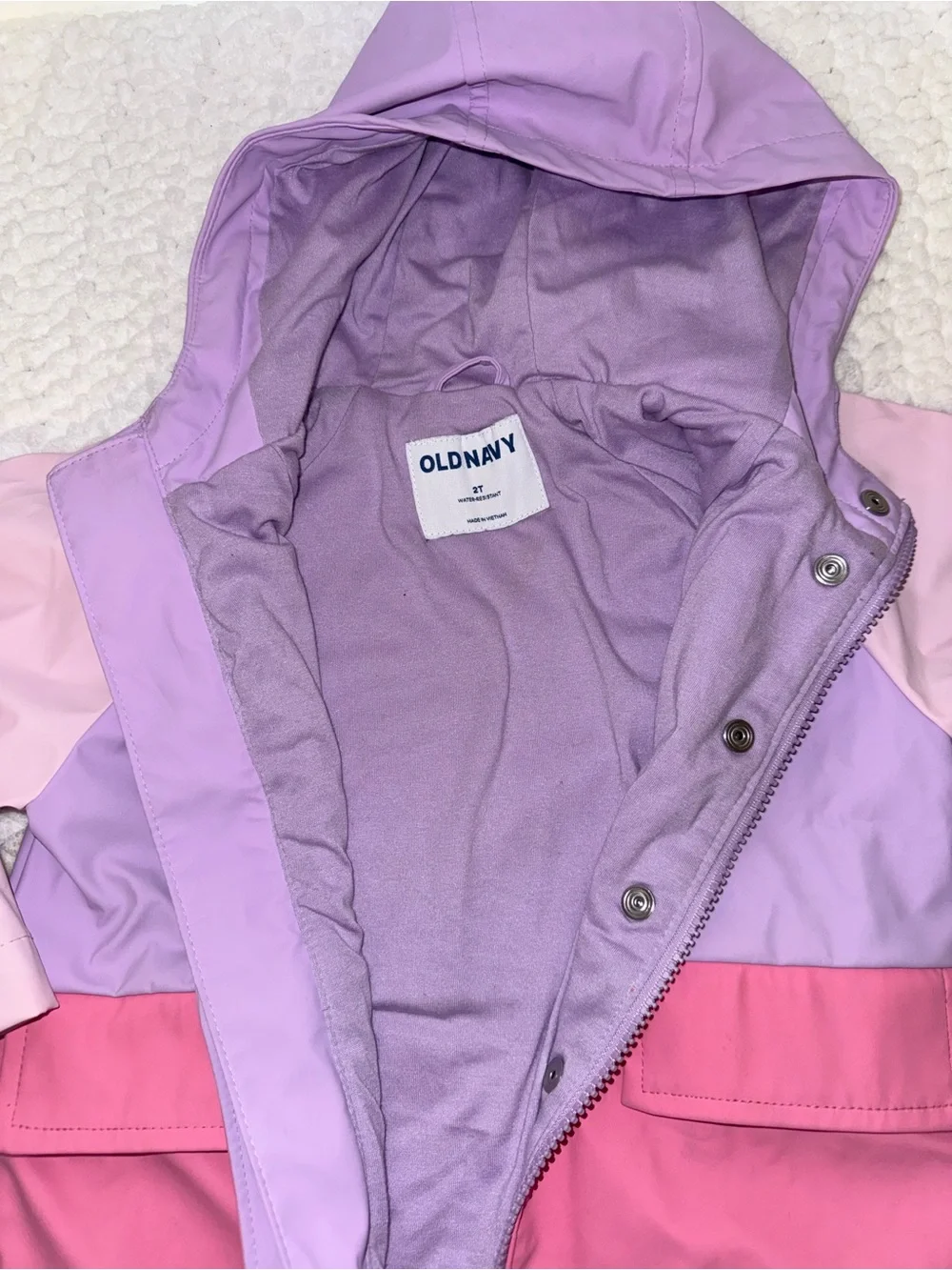 Old Navy colorblock raincoat